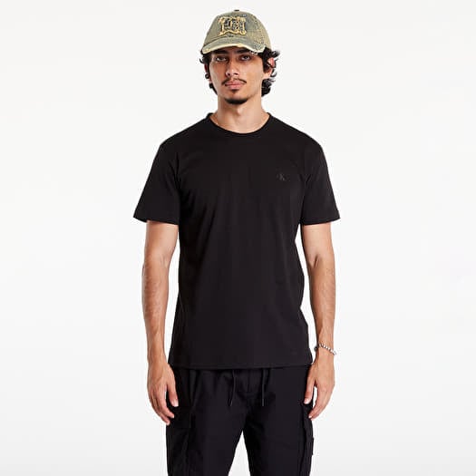 T-shirt Calvin Klein Jeans Euphoric Monologo Short Sleeve Tee Black