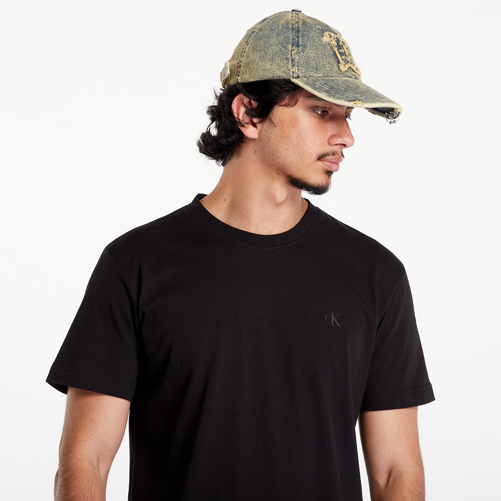 Koszulki Calvin Klein Jeans Euphoric Monologo Short Sleeve Tee Black