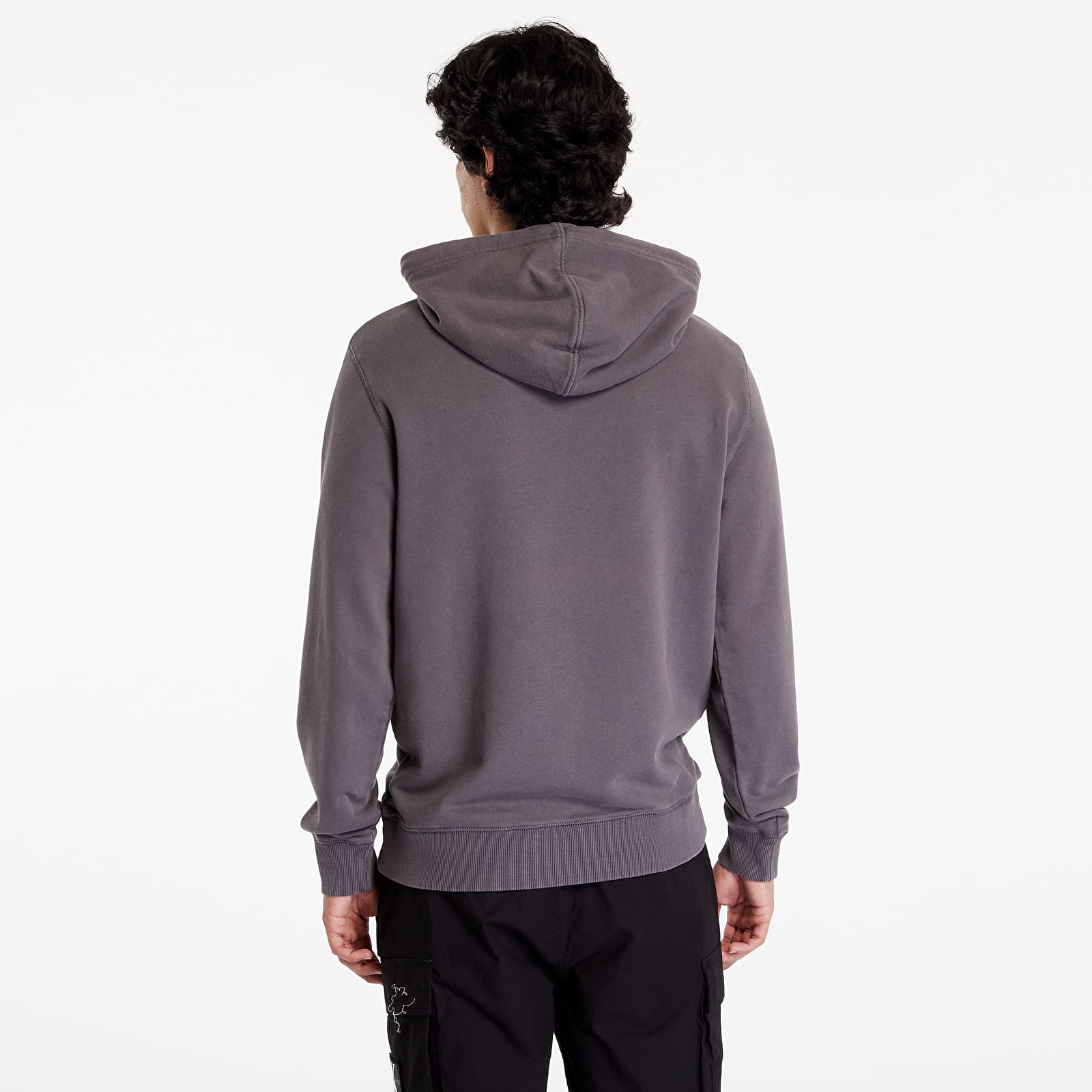 Mikiny Calvin Klein Jeans Washed Monologo Hoodie Gray