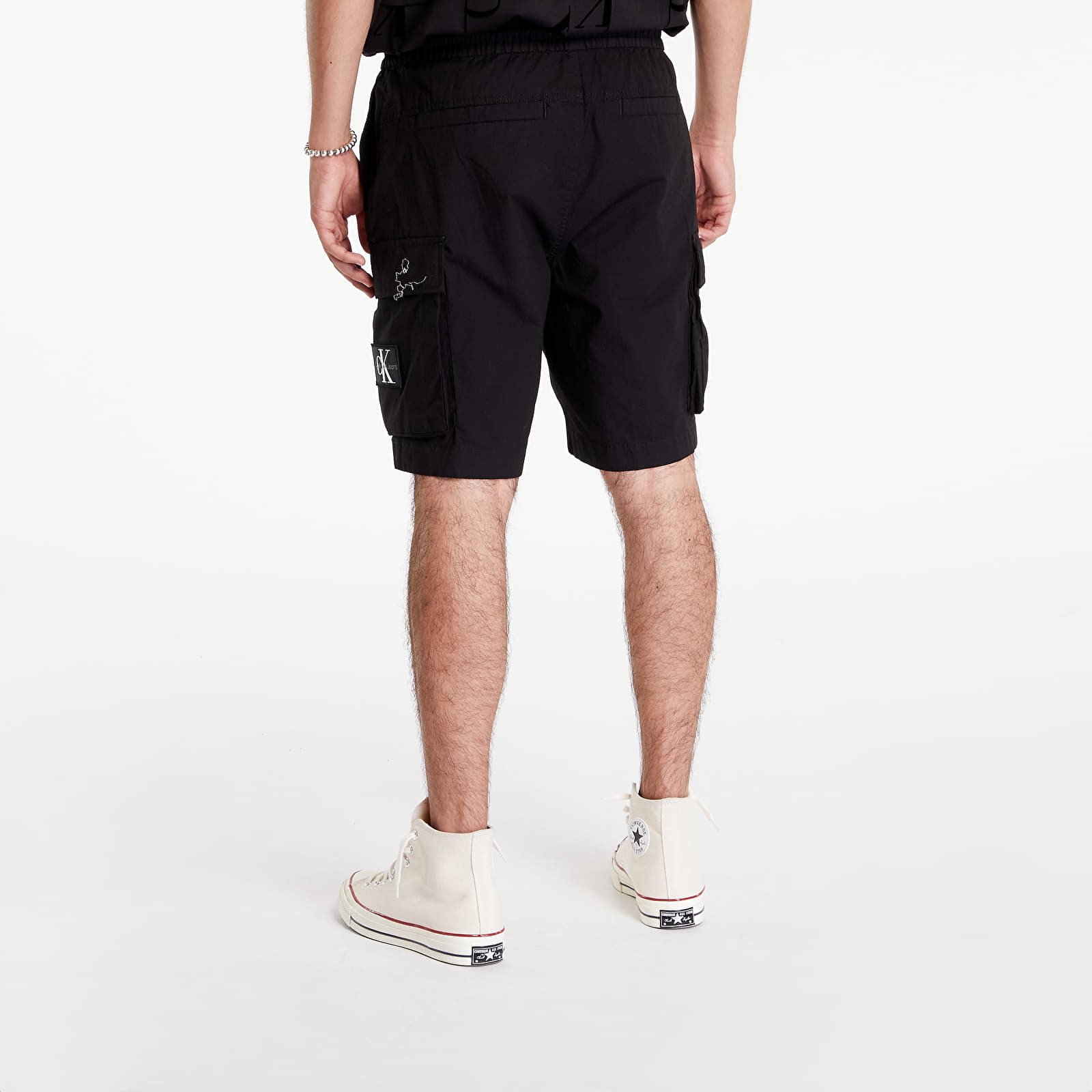 Kraťasy Calvin Klein Jeans Cargo Shorts Black