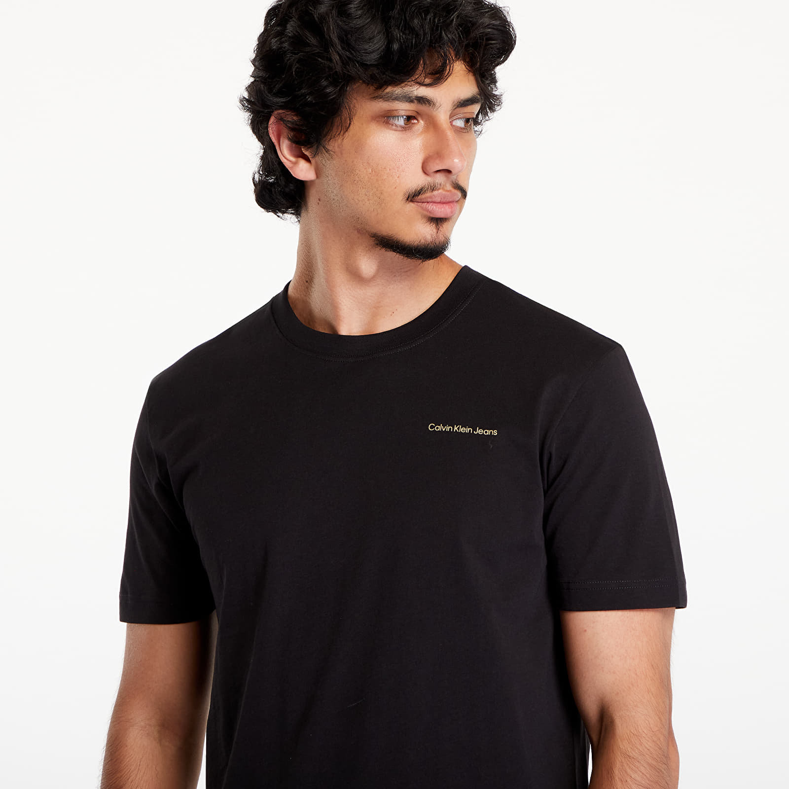 Calvin klein men's black t shirt new arrivals