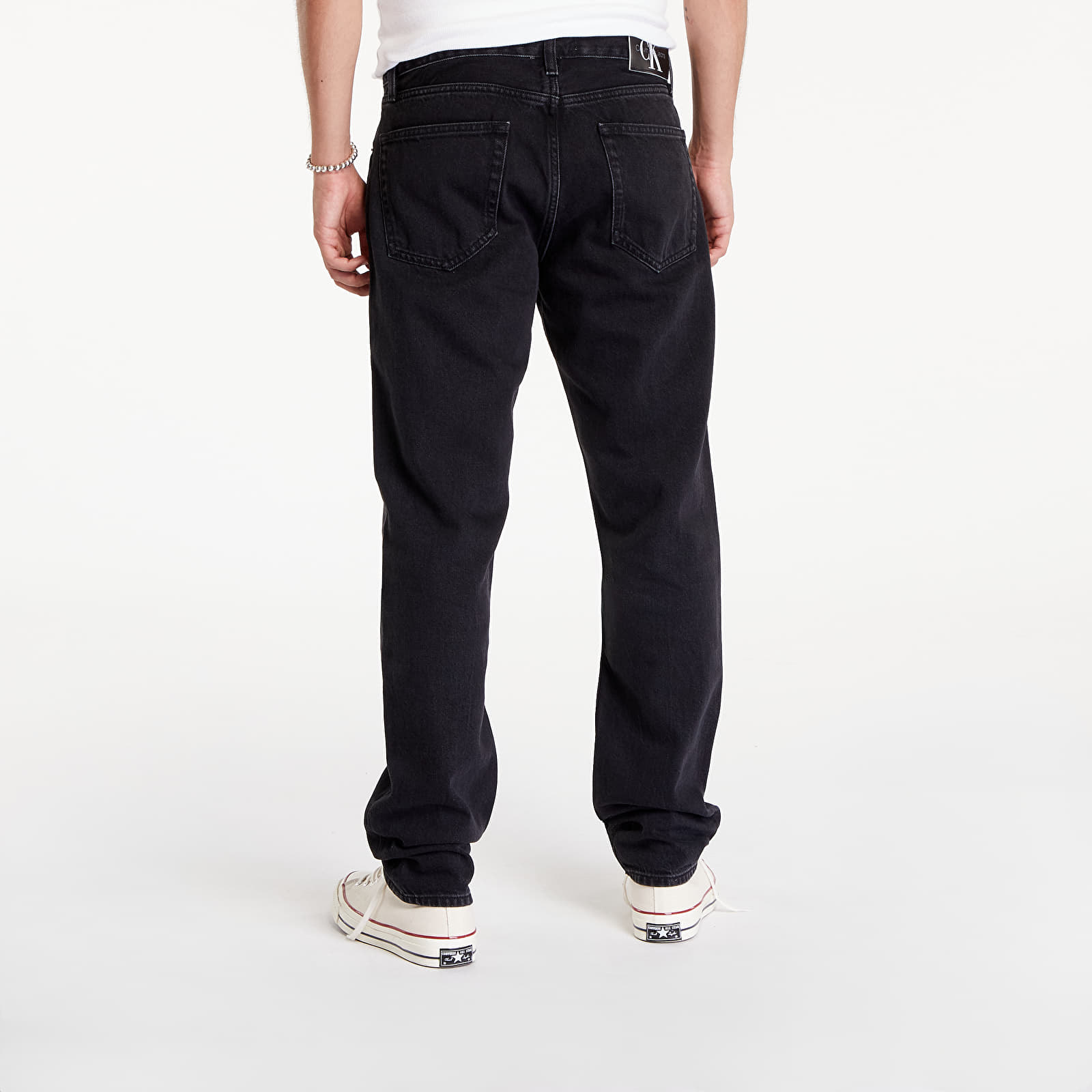 Džíny Calvin Klein Jeans Authentic Straight Denim Black