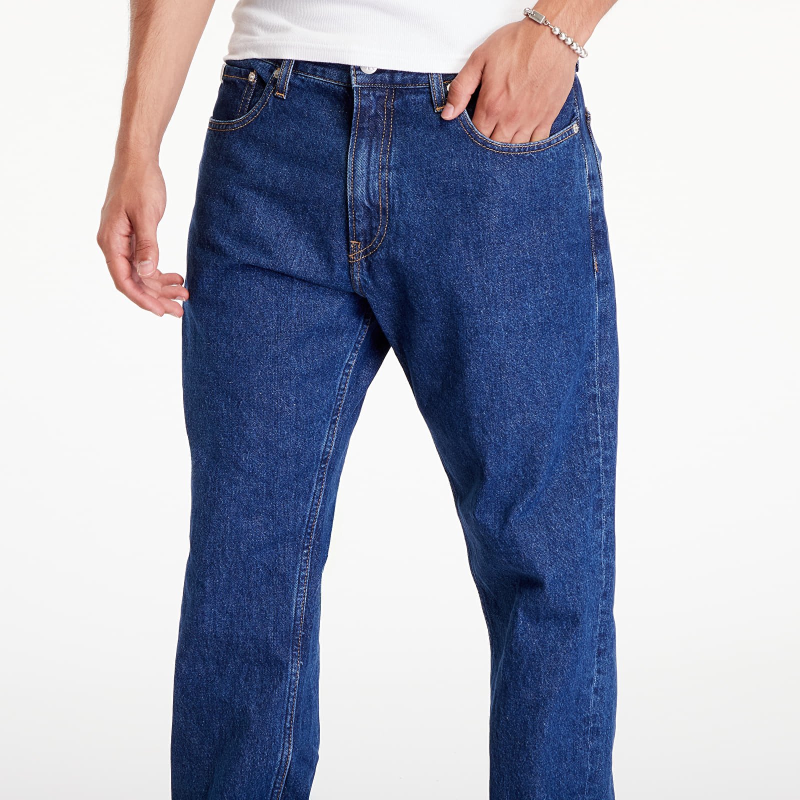 Дънки Calvin Klein Jeans Authentic Straight Jeans Denim Dark