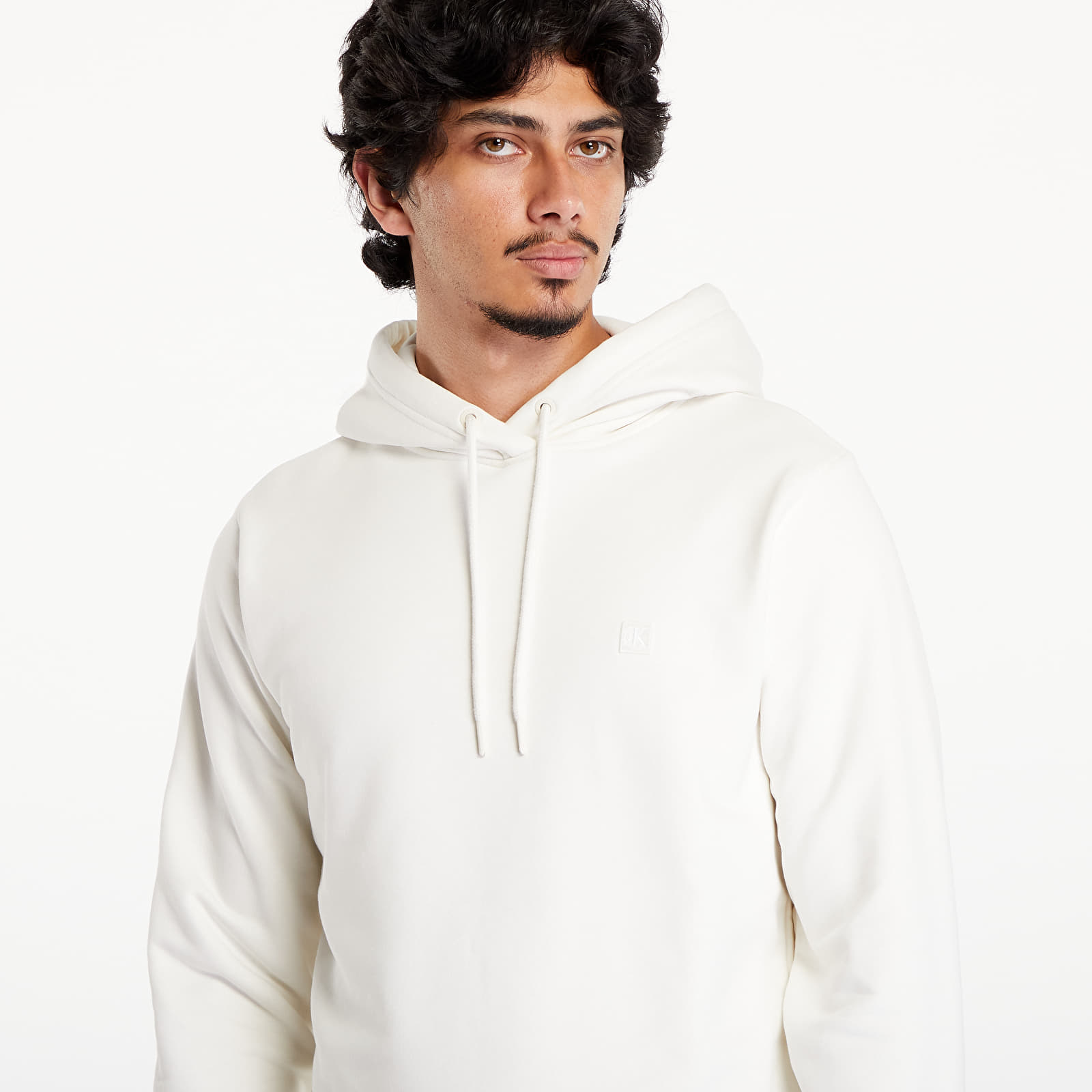 Sweatjacken und Sweatshirts Calvin Klein Jeans Embro Badge Hoodie White