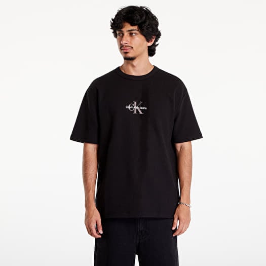 T-skjorte Calvin Klein Jeans City Grid Short Sleeve Tee Black