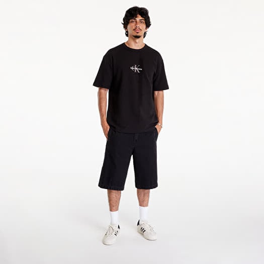 T shirts Calvin Klein Jeans City Grid Short Sleeve Tee Black Footshop