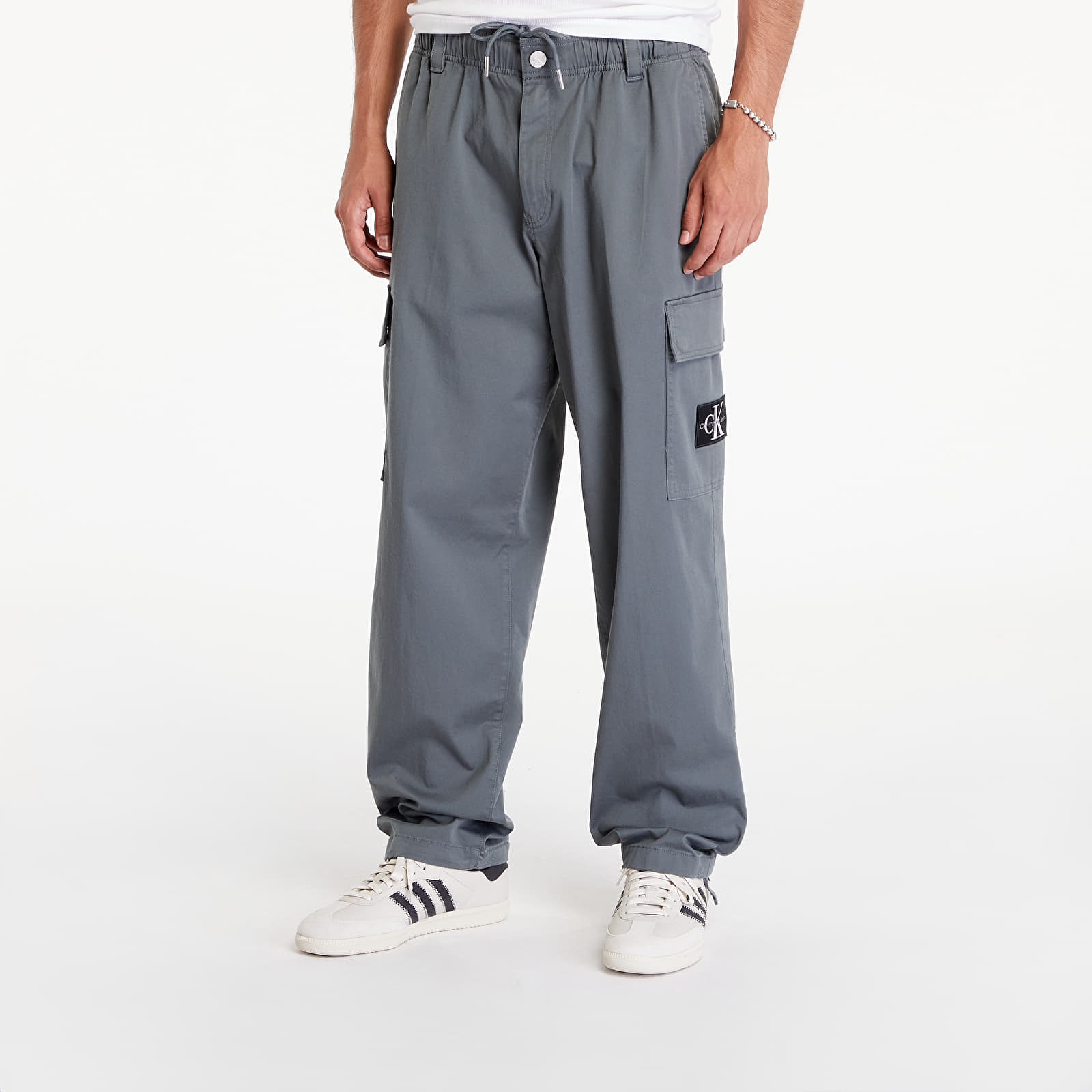 Pants and jeans Calvin Klein Jeans Regular Straight Cargo Pants Gray