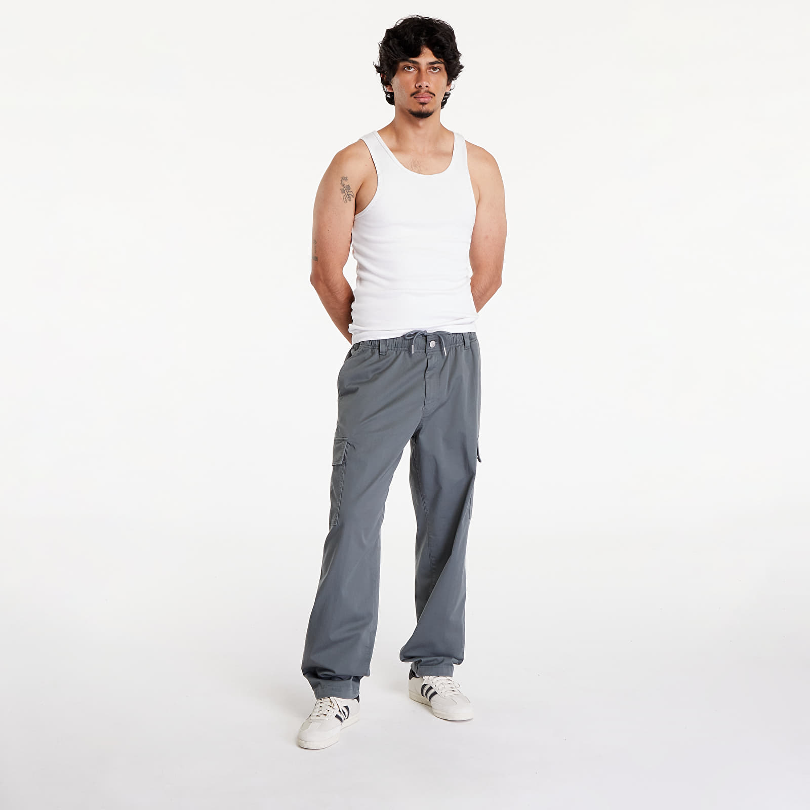 Pants and jeans Calvin Klein Jeans Regular Straight Cargo Pants Gray