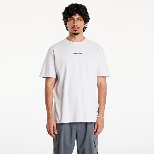 Póló Tommy Jeans Regular Classic Tee Silver Grey