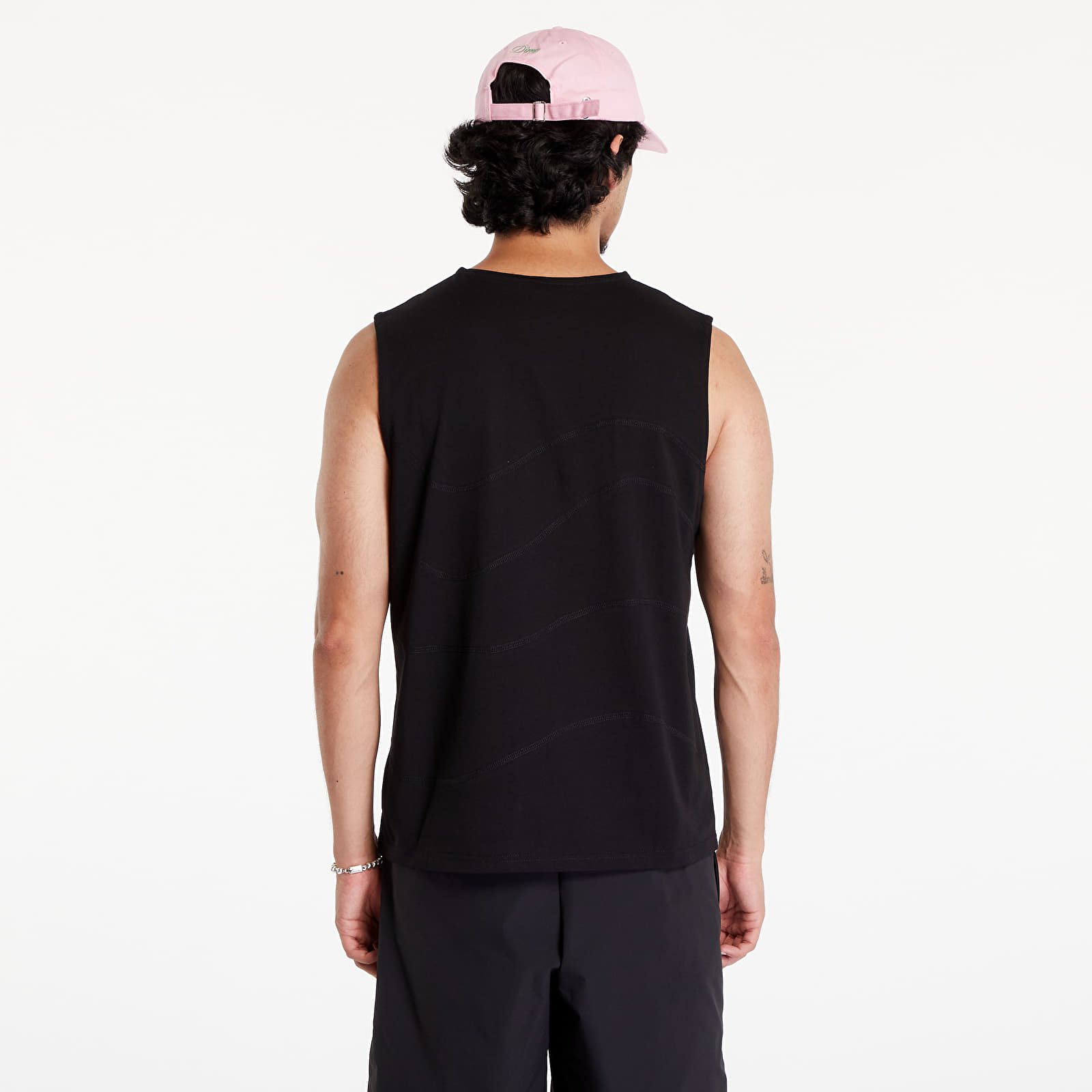 Maiouri Dime Wave Sleeveless Tee Black