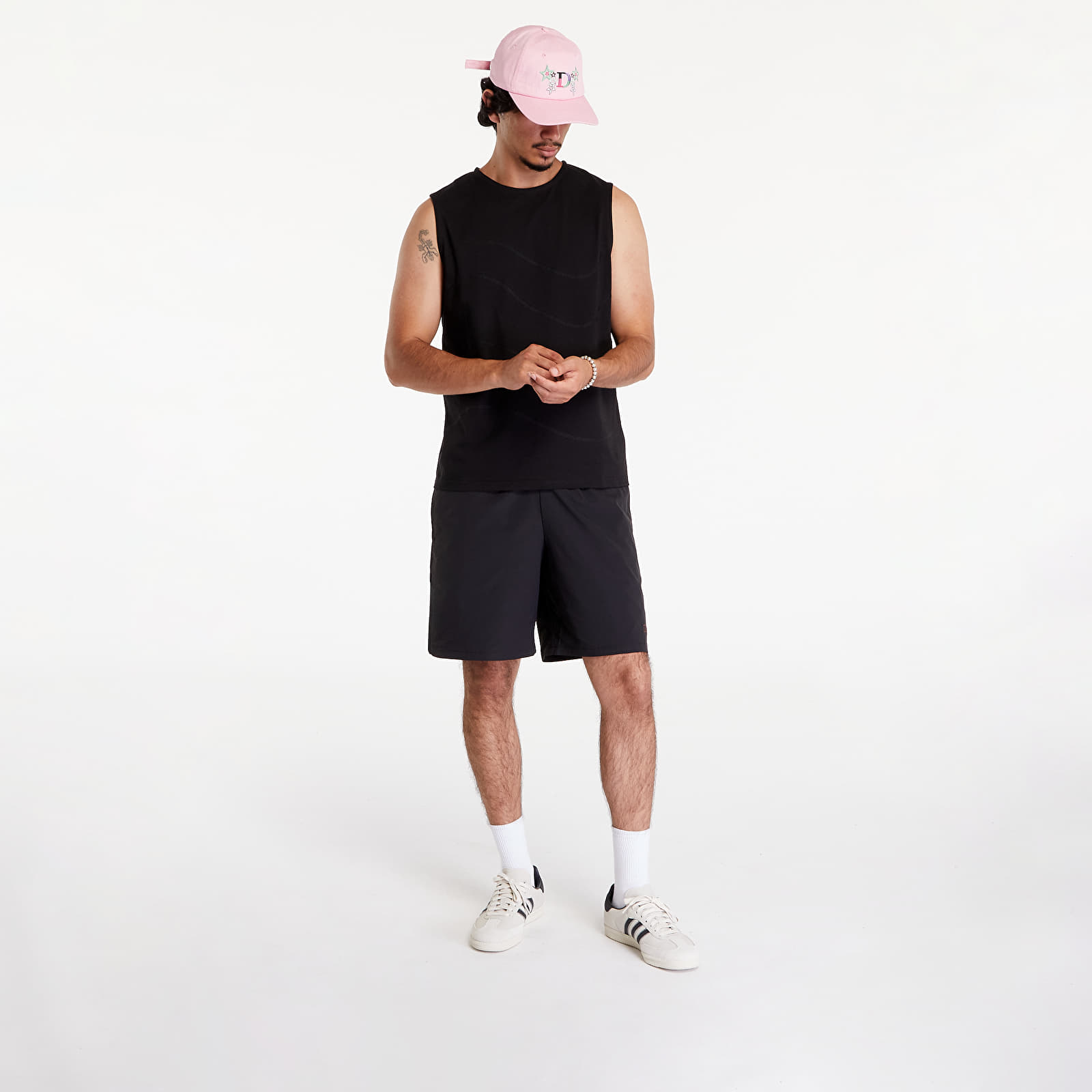 Maiouri Dime Wave Sleeveless Tee Black