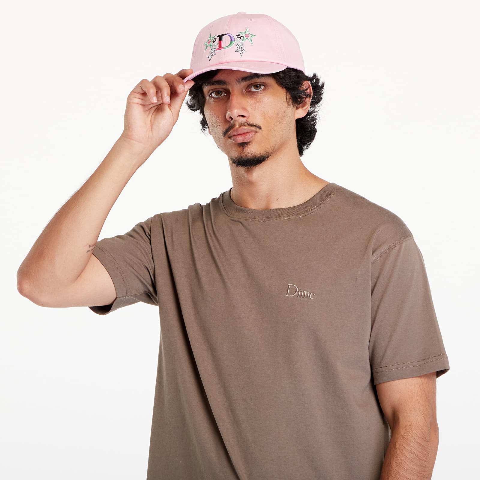 T-Shirts Dime Classic Small Logo T-Shirt UNISEX Deep Sepia