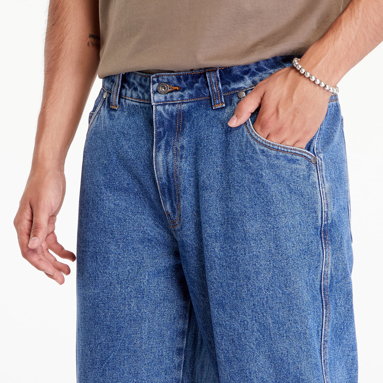 Jeans Dime Classic Relaxed Denim Pants Indigo Washed