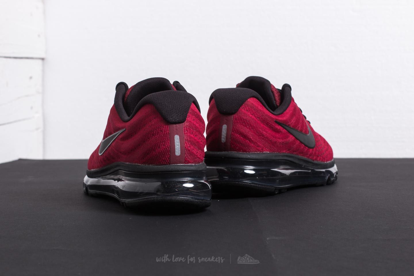 Nike air max 2017 team red black on sale