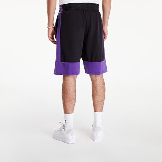 Black and purple jordan shorts shop