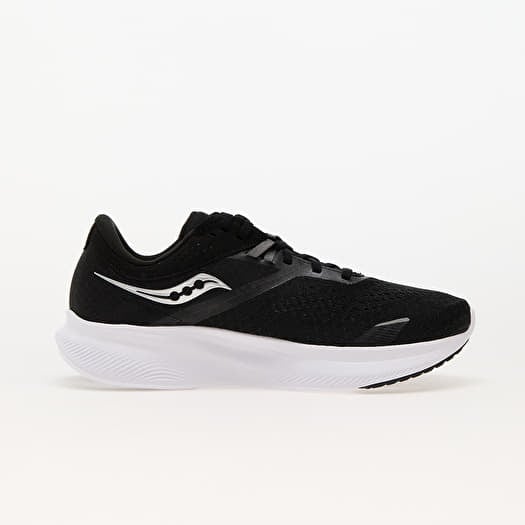 Men s shoes Saucony Ride 16 Black White Footshop