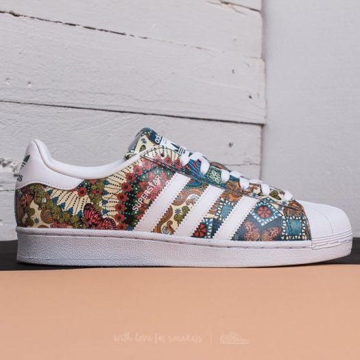 Adidas superstar white noble deals teal