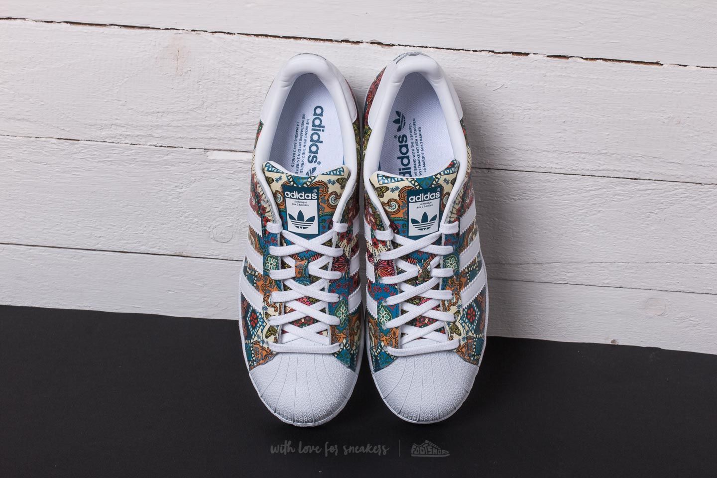 Scarpe donna adidas Superstar W Ftw White/ Ftw White/ Noble Teal