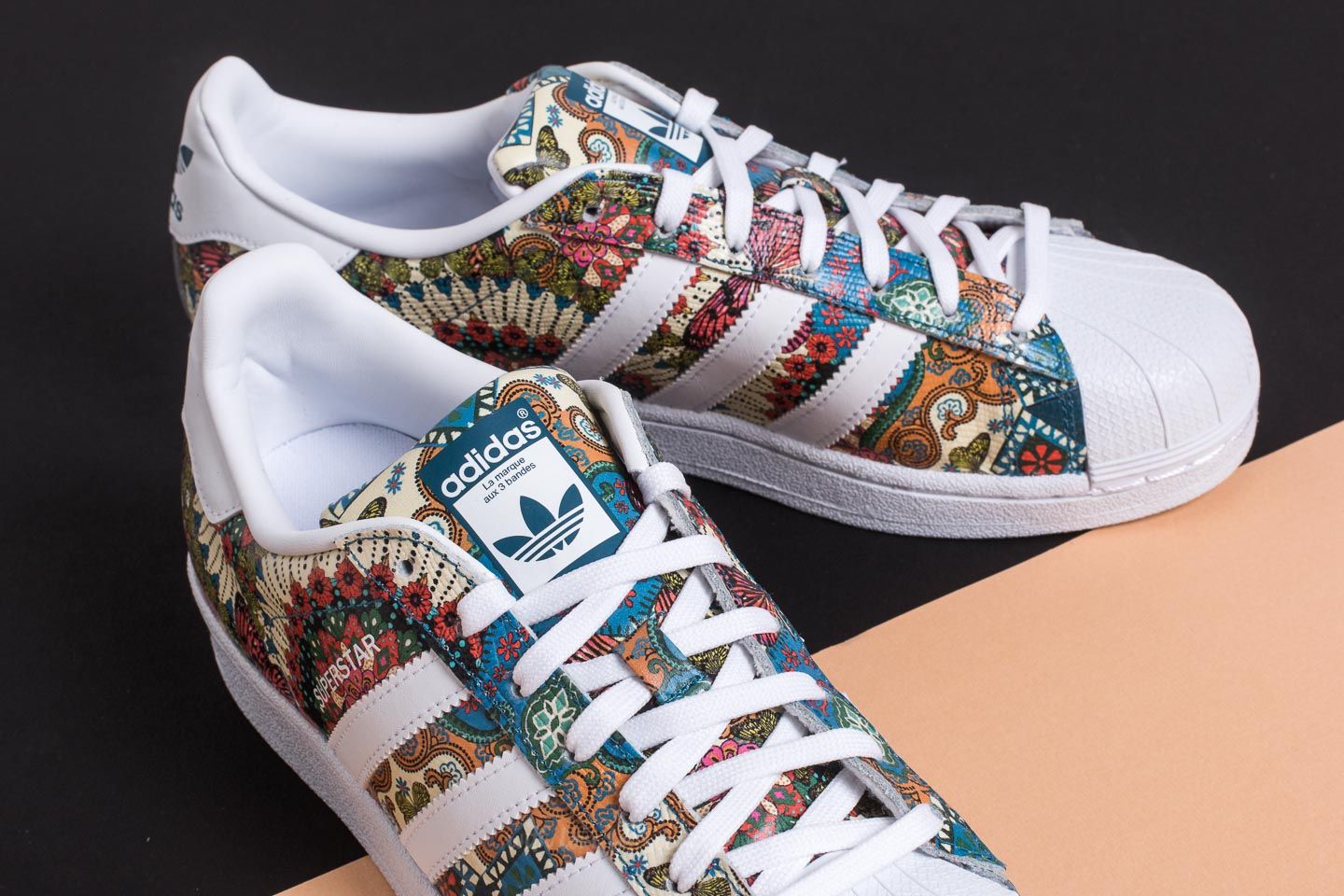 Women's shoes adidas Superstar W Ftw White/ Ftw White/ Noble Teal | Footshop