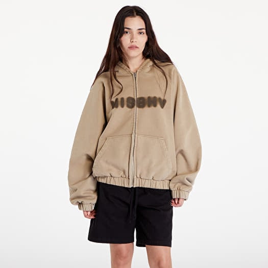 Mikina MISBHV Vintage Beige Community Zipped Hoodie UNISEX Vintage Beige