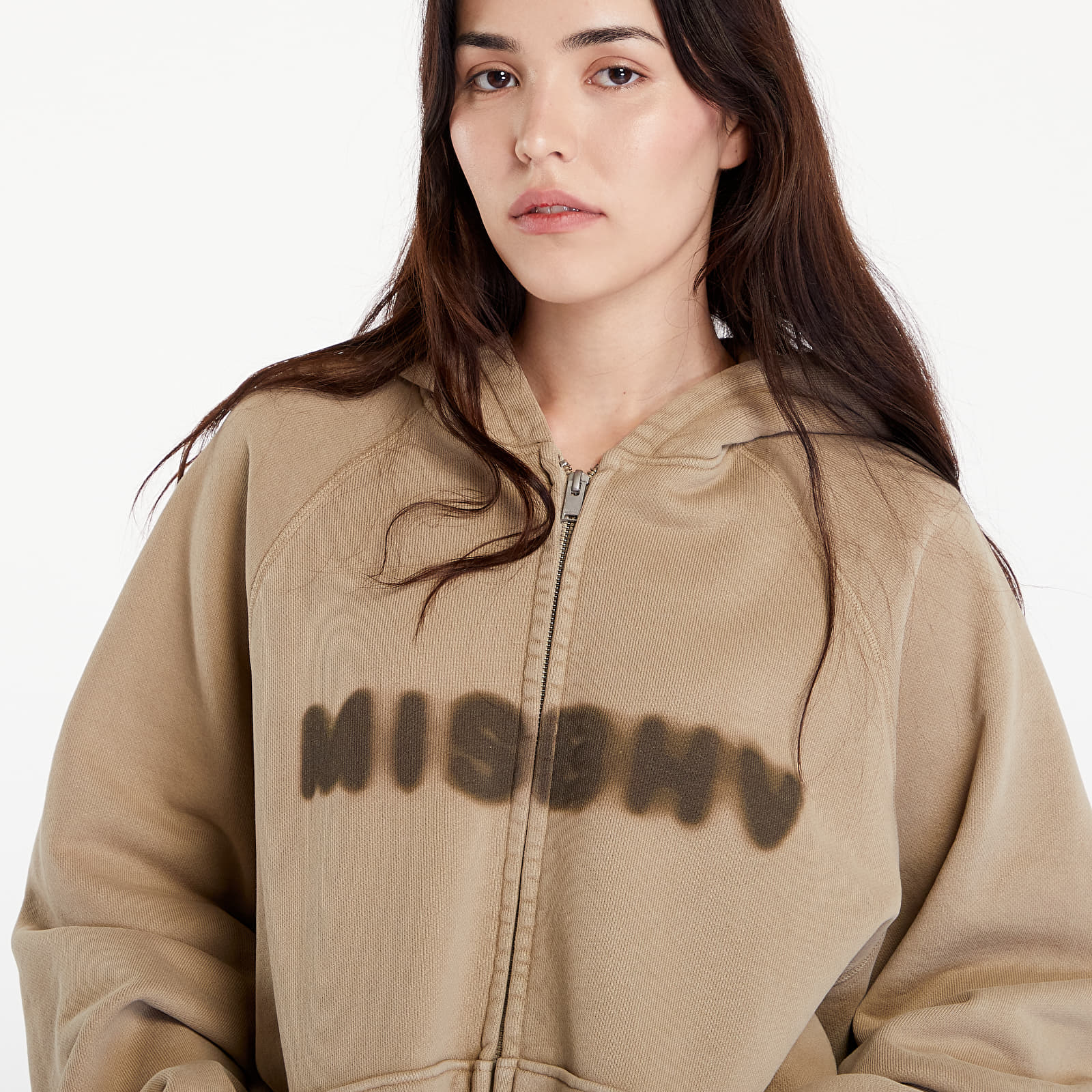 Sudaderas MISBHV Vintage Beige Community Zipped Hoodie UNISEX Vintage Beige