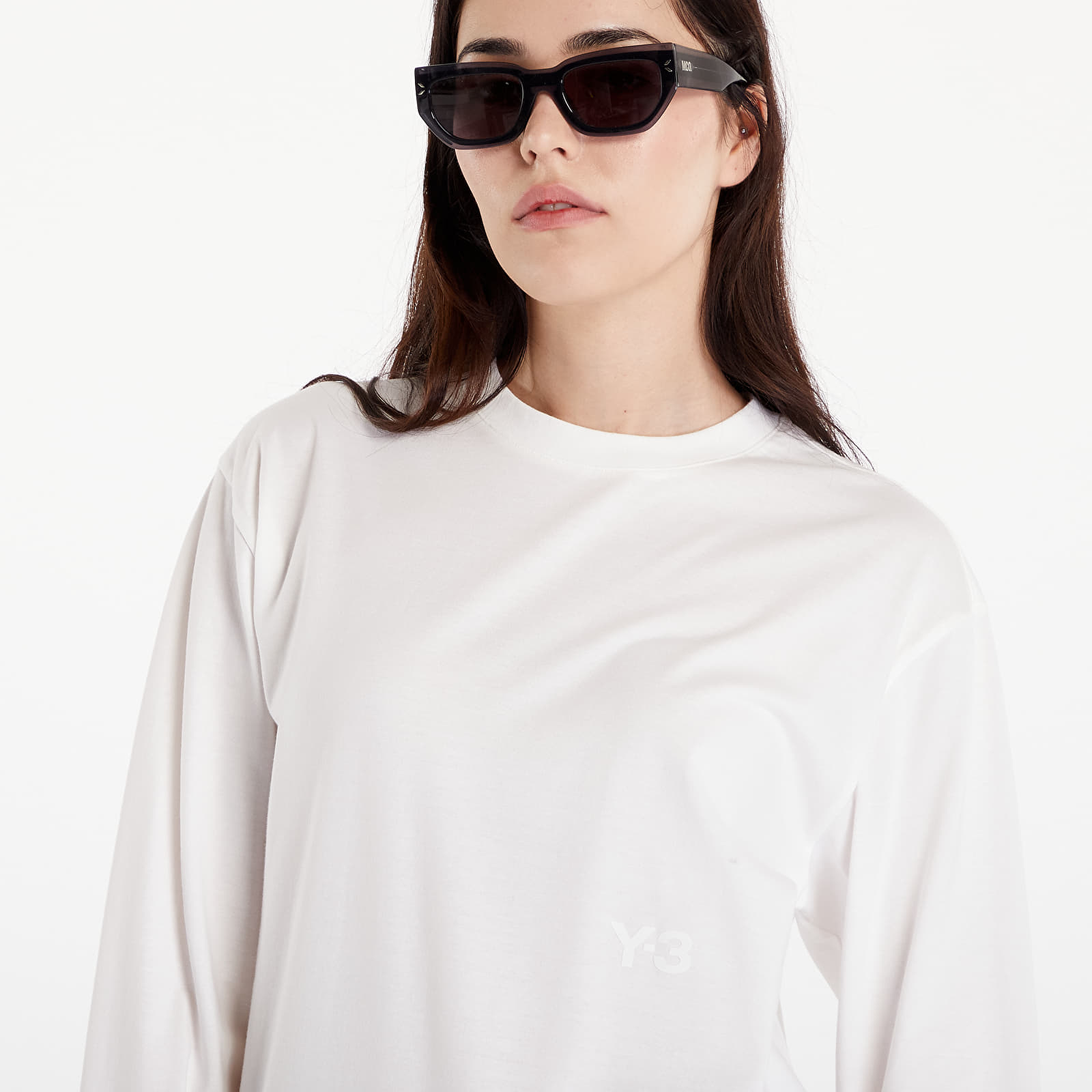 Koszulki Y-3 Relaxed Long Sleeve Tee UNISEX Core White