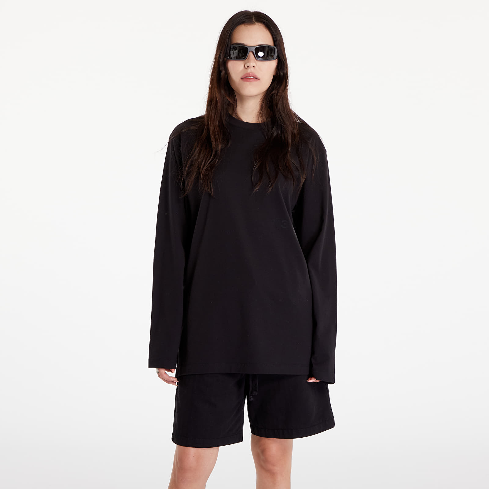 Koszulki Y-3 Relaxed Long Sleeve Tee UNISEX Black