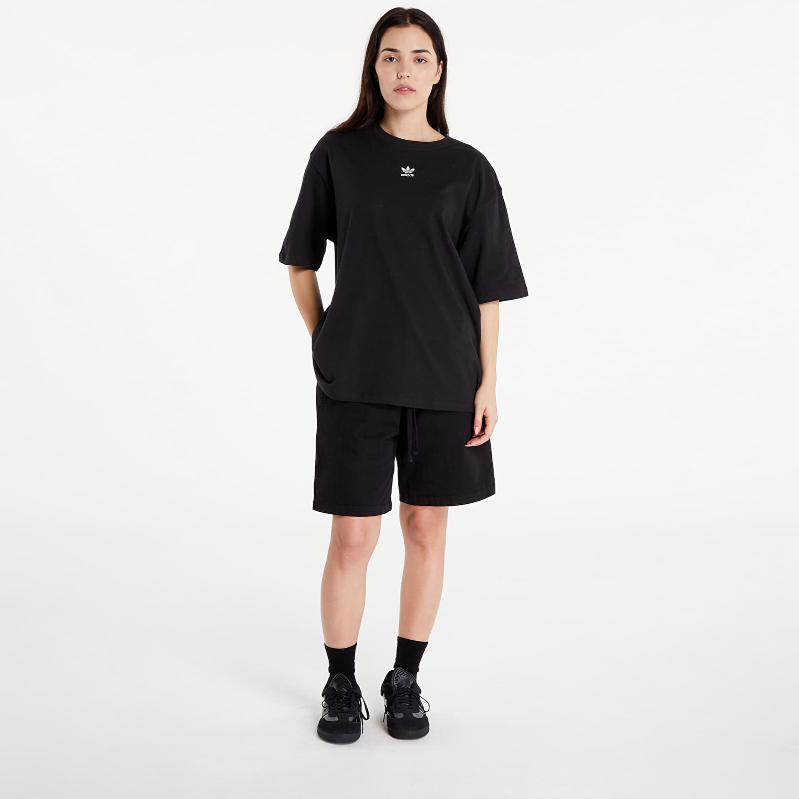 Pólók adidas Essentials Boyfriend Tee Black