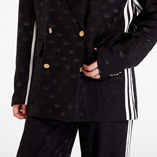 Kurtki adidas Premium Woven Jaquard Blazer Black | Footshop