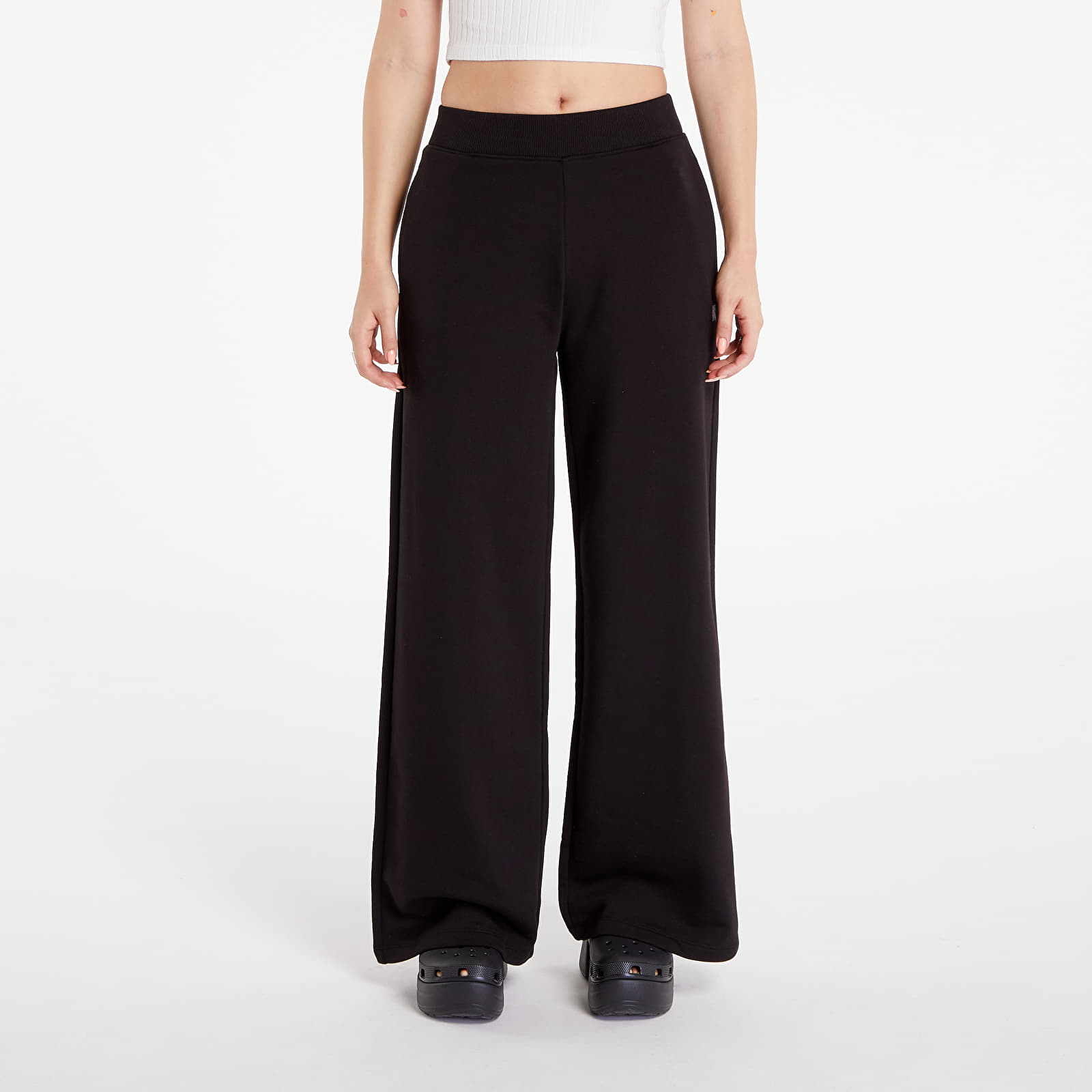 Tepláky Calvin Klein Jeans Relaxed Cotton Terry Joggers Black