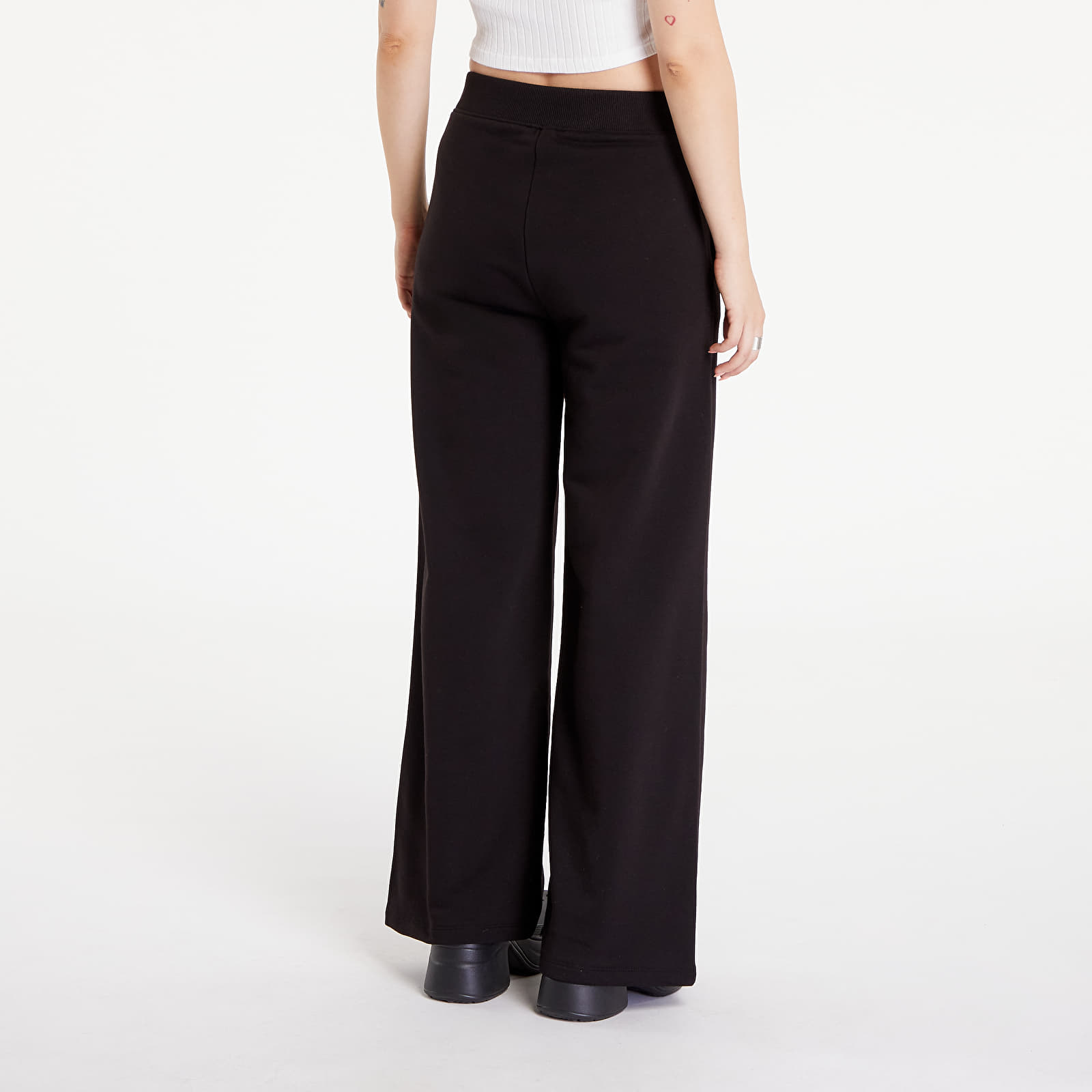 Tepláky Calvin Klein Jeans Relaxed Cotton Terry Joggers Black