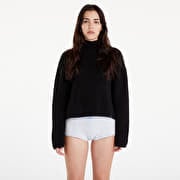 Calvin Klein Jeans Chunky Loose High Neck Sweater Black