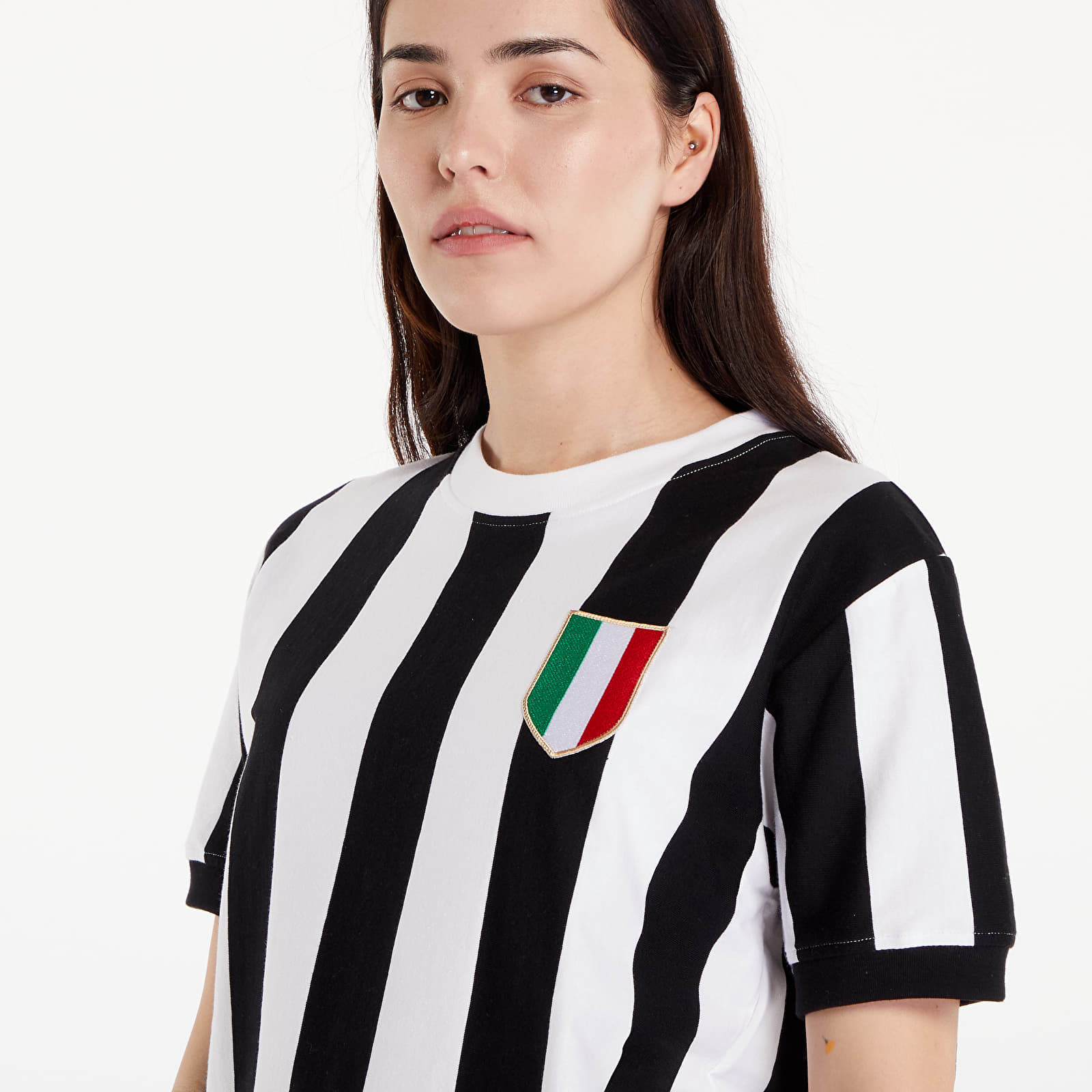 Dresy COPA Juventus 1952 - 53 Retro Football Shirt UNISEX Black/ White