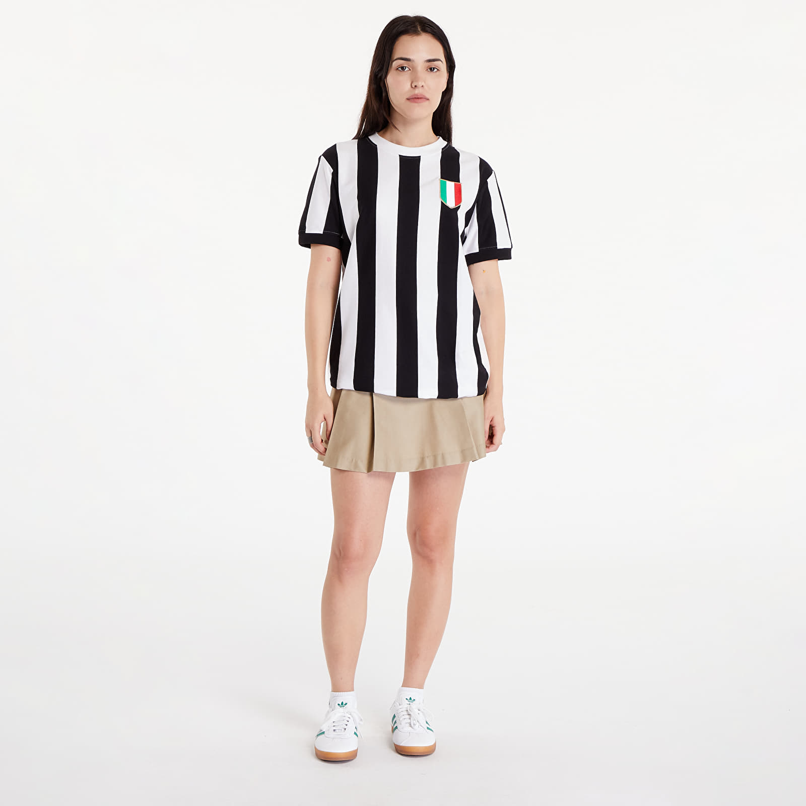 Dresy COPA Juventus 1952 - 53 Retro Football Shirt UNISEX Black/ White