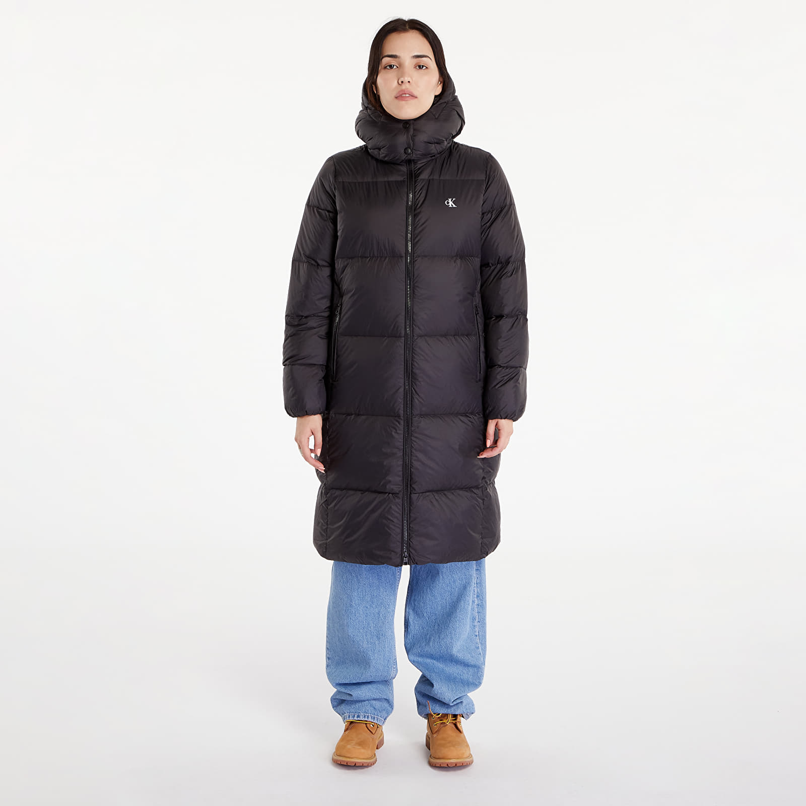 Giacche Calvin Klein Jeans Down Long Puffer Jacket Black Footshop