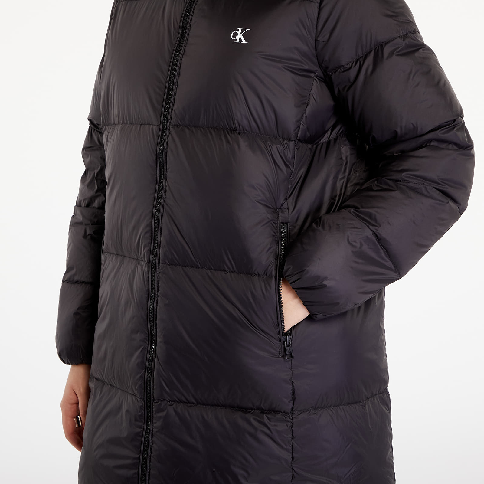 Jacken Calvin Klein Jeans Down Long Puffer Jacket Black