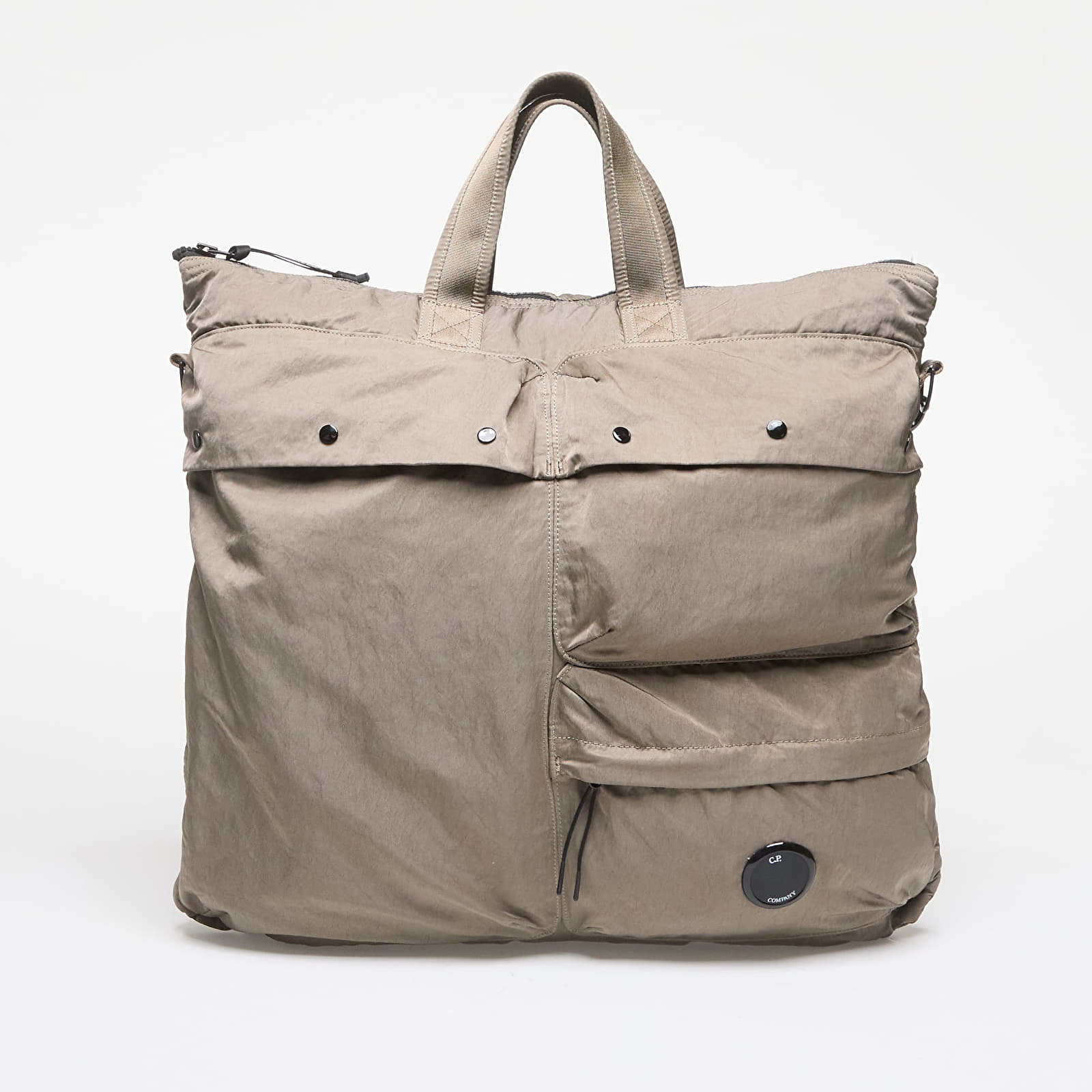 Torby przez ramię C.P. Company Nylon B Tote Bag Walnut
