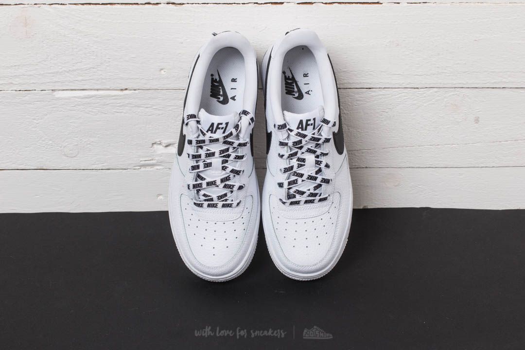Chaussures et baskets femme Nike Air Force 1 LV8 GS White Black Footshop