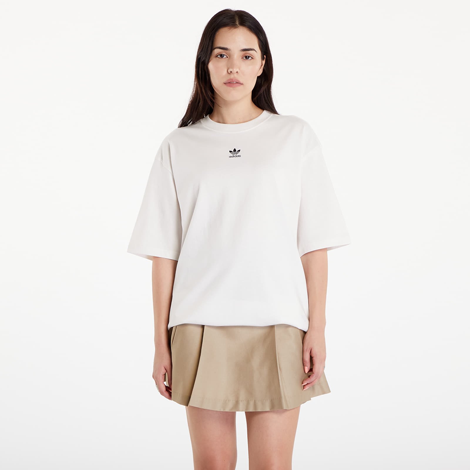 Dámská trička adidas Essentials Boyfriend Tee Cloud White
