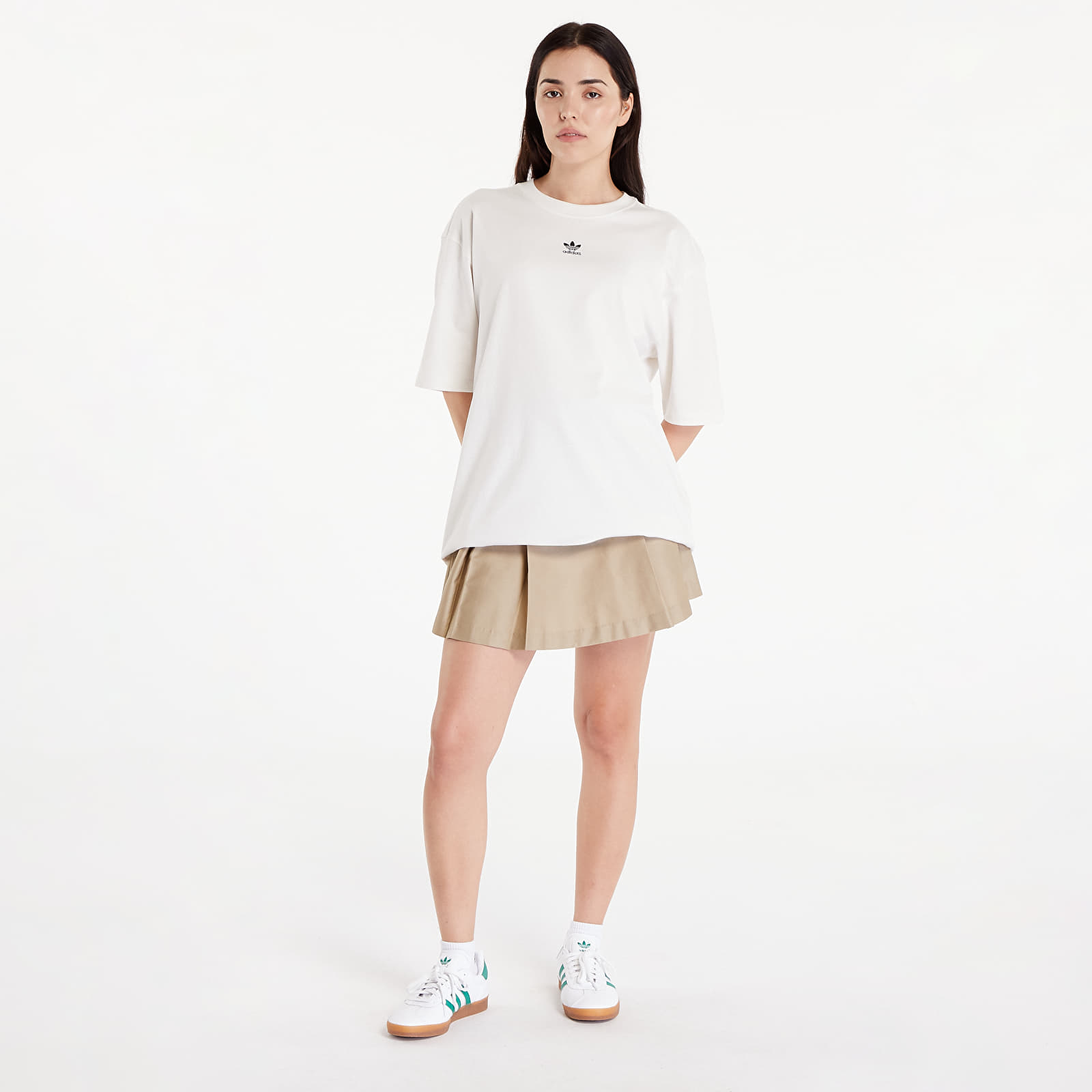 Dámská trička adidas Essentials Boyfriend Tee Cloud White