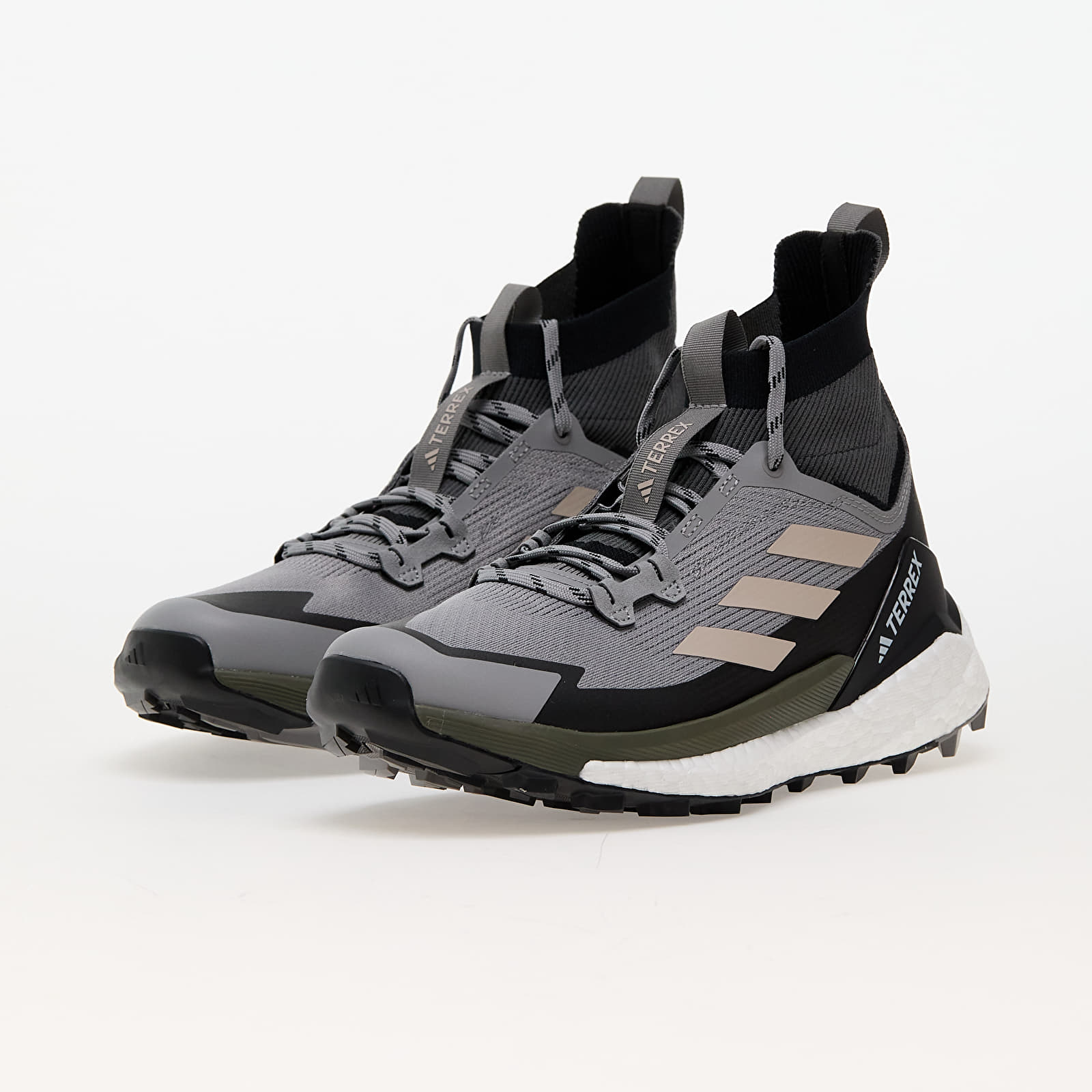 Herren Sneaker und Schuhe adidas Terrex Free Hiker 2 Ch Solid Grey/ Core Black/ Olive Strata