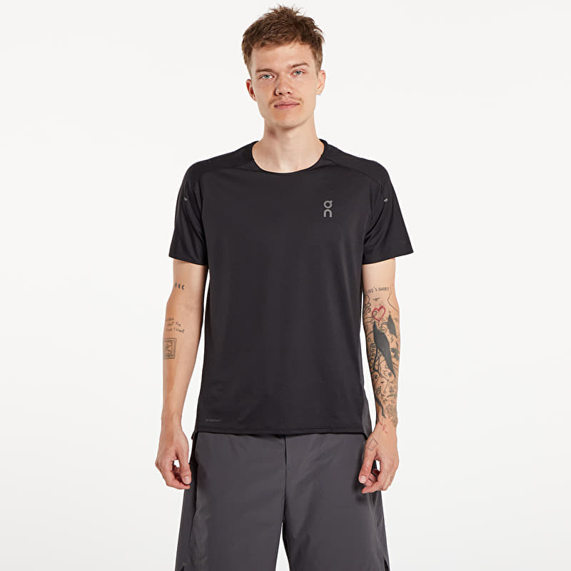 Maglietta On Performance Short Sleeve Tee Black/ Eclipse