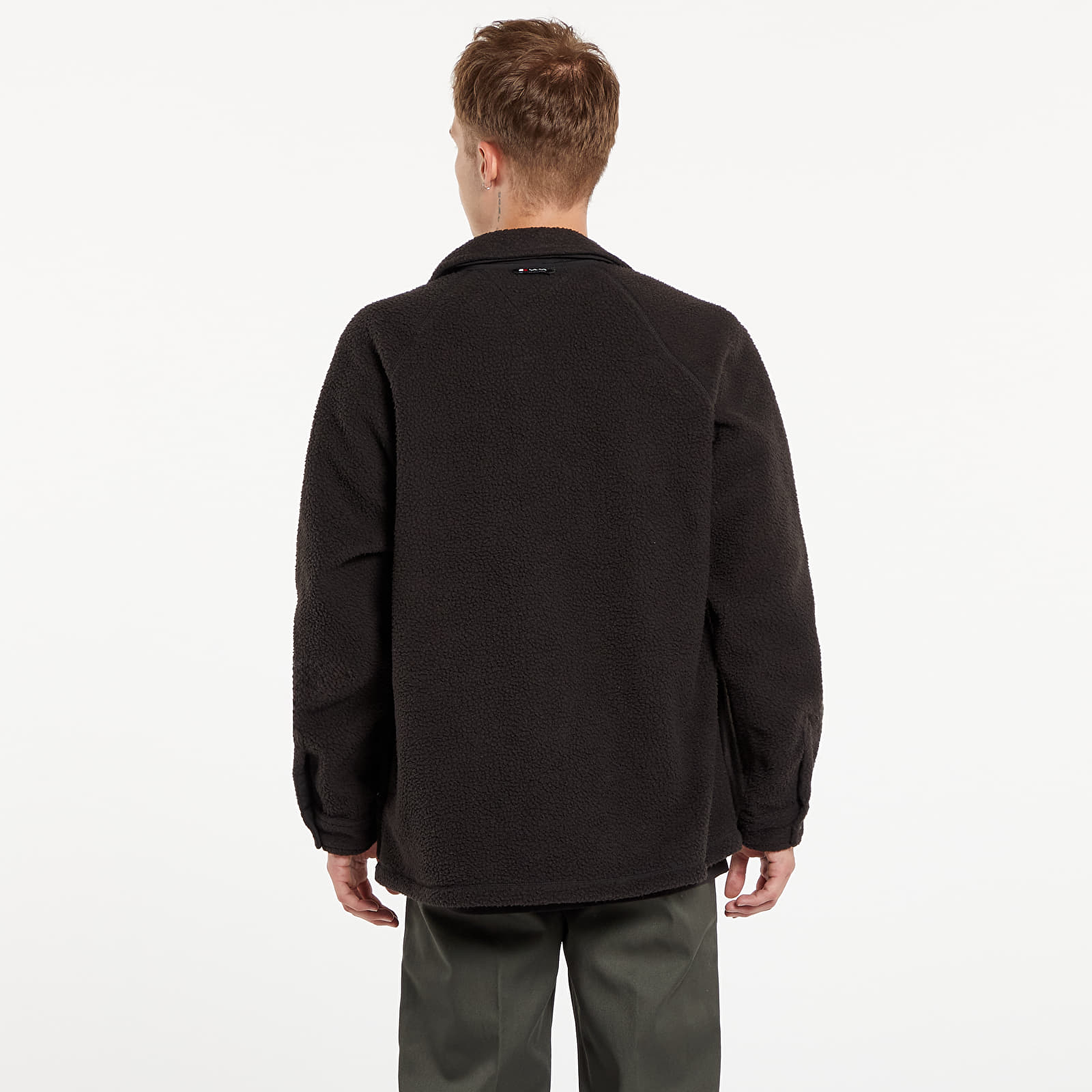 Overshirt Tommy Jeans Xs Badge Teddy Shirt Black