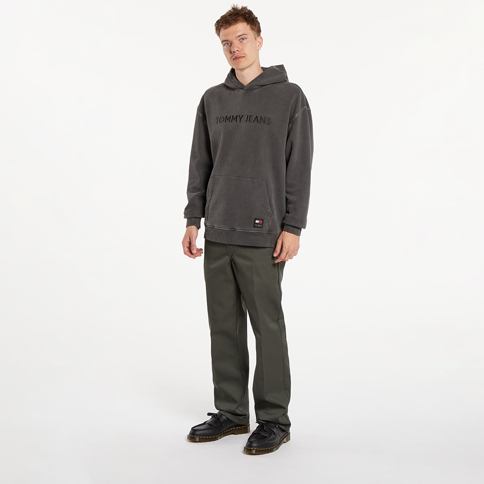Sweatshirt Tommy Jeans Relaxed Loose Classic Hoodie Black XL