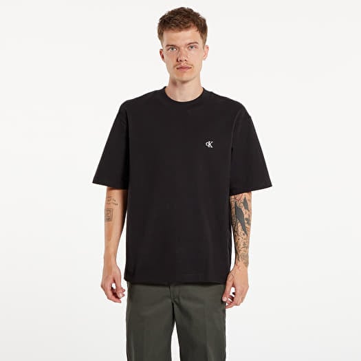 Μπλουζάκι Calvin Klein Jeans Heavy Relaxed Short Sleeve Tee Black