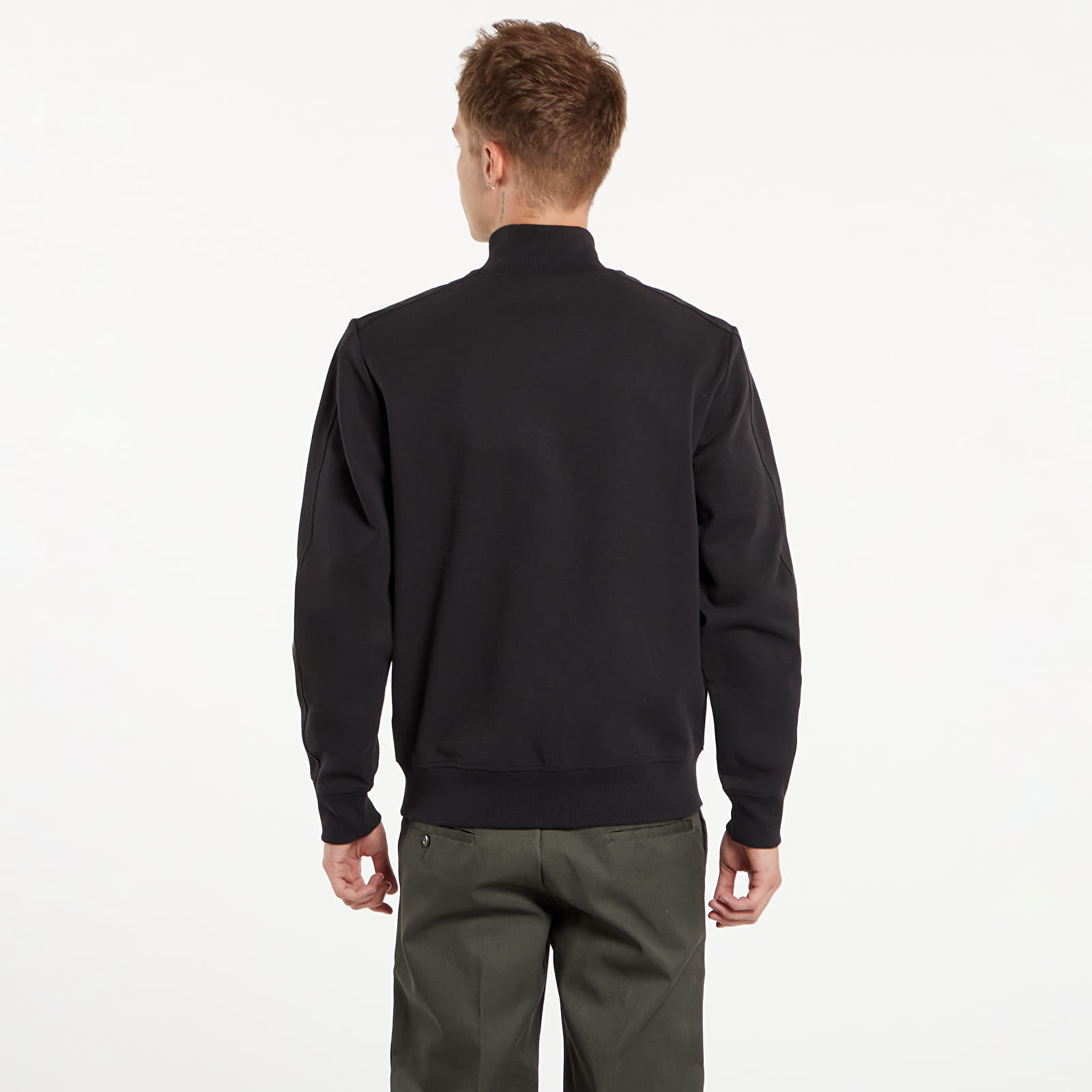 Mikiny Calvin Klein Jeans Textured Track Top Black