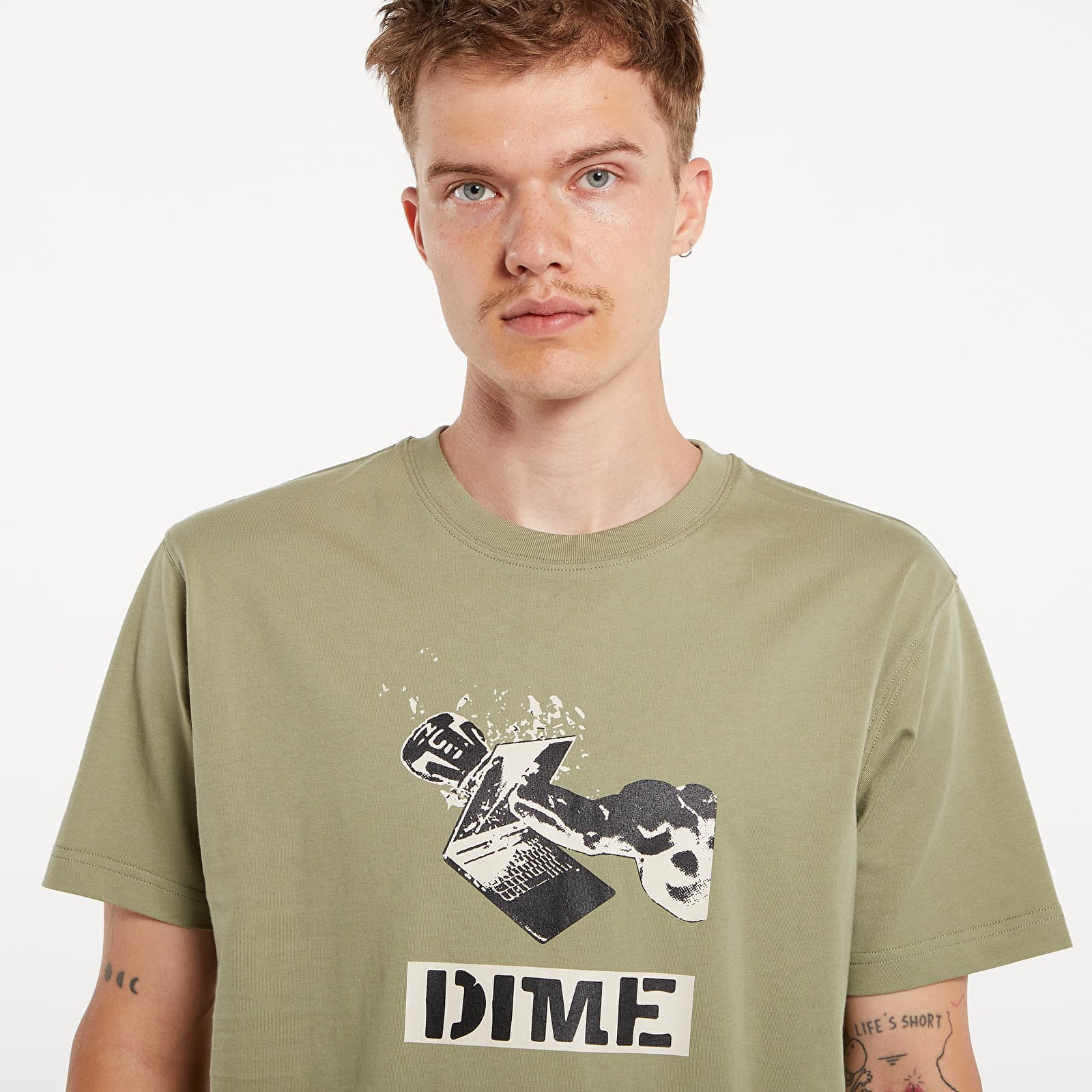 Koszulki Dime Ragequit T-Shirt UNISEX Warm Khaki