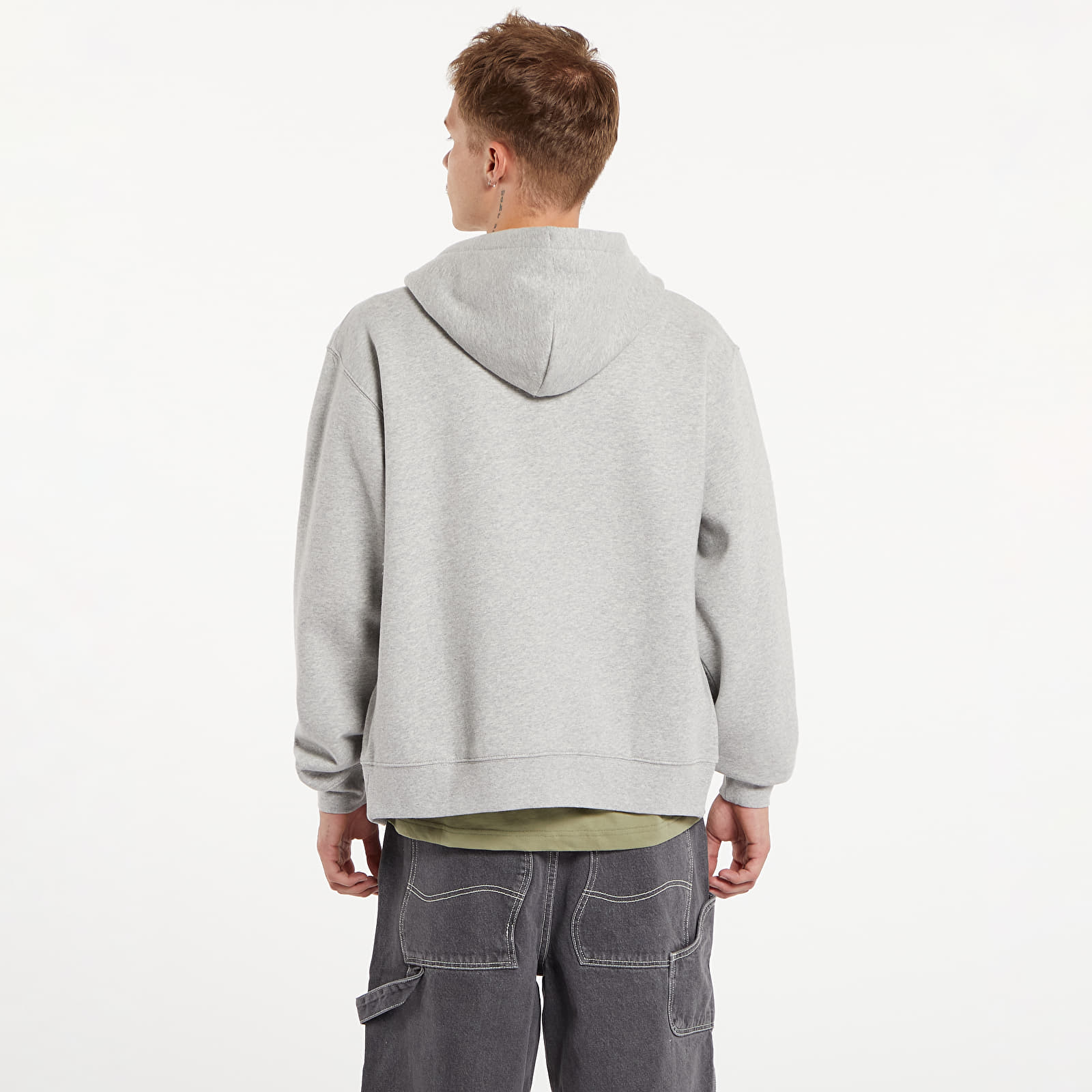 Kapucnis pulóverek és pulcsik Dime Cursive Zip Hoodie UNISEX Heather Gray