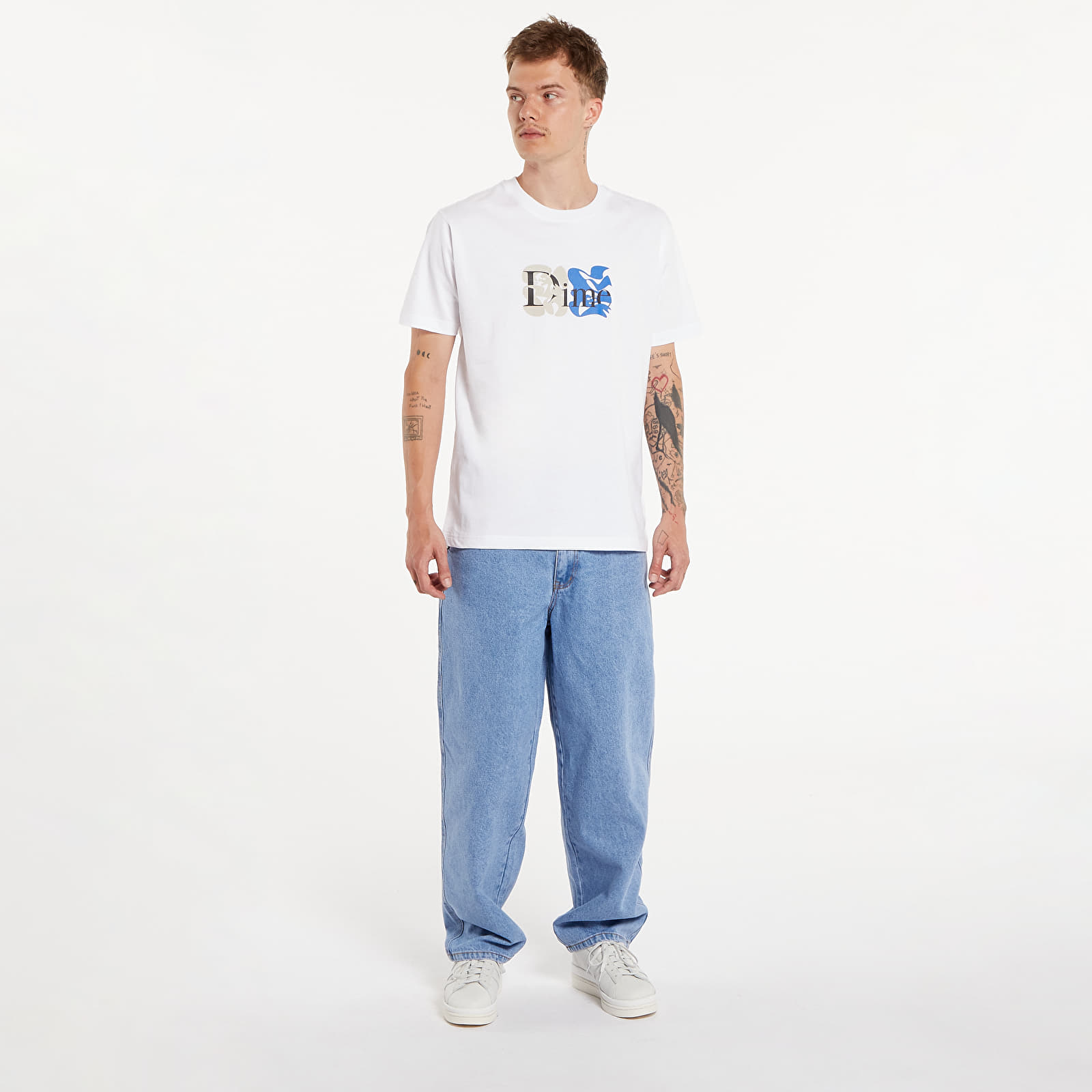 T-paidat Dime Classic Duo T-Shirt UNISEX White