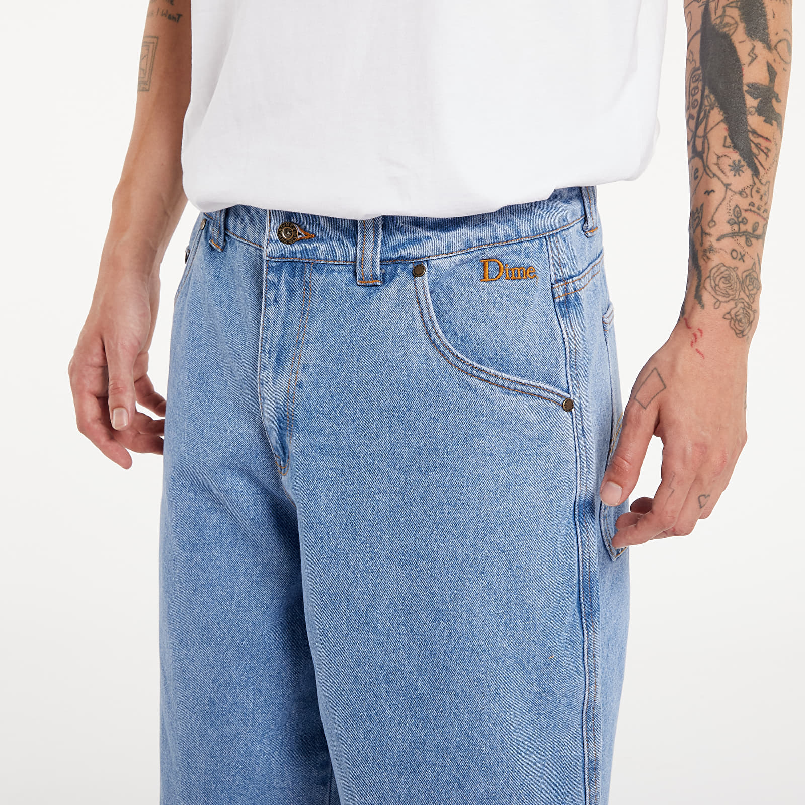 Дънки Dime Classic Baggy Denim Pants Blue Washed